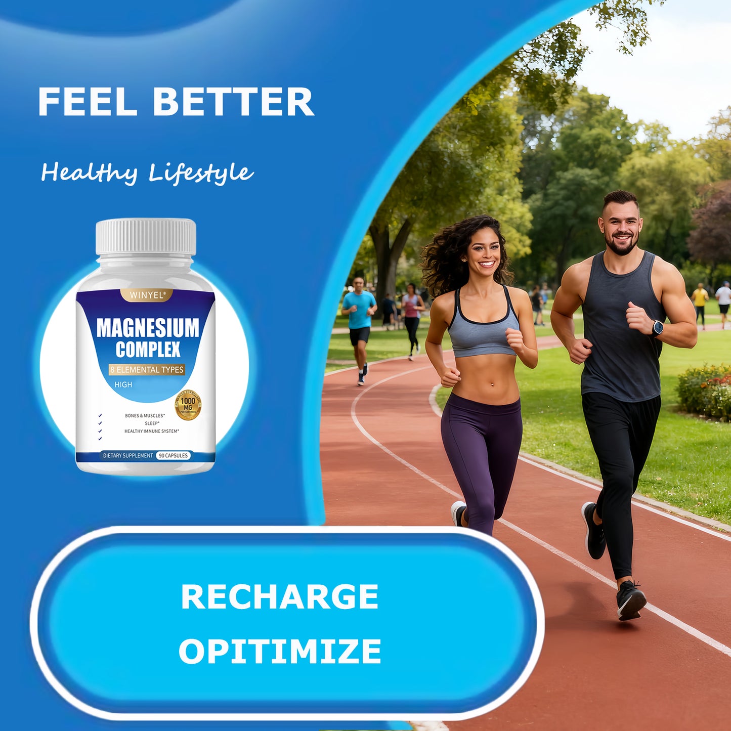 Magnesium Complex Capsules – 90 Count