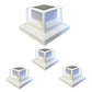 Outdoor Solar Pillar Lamp Home Courtyard