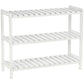 3-Tier Wooden Shoe Rack – White