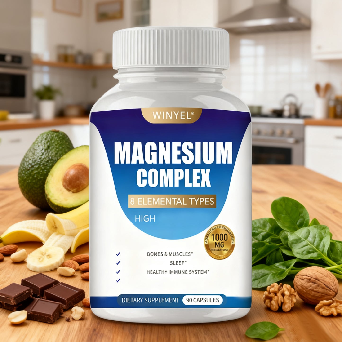 Magnesium Complex Capsules – 90 Count